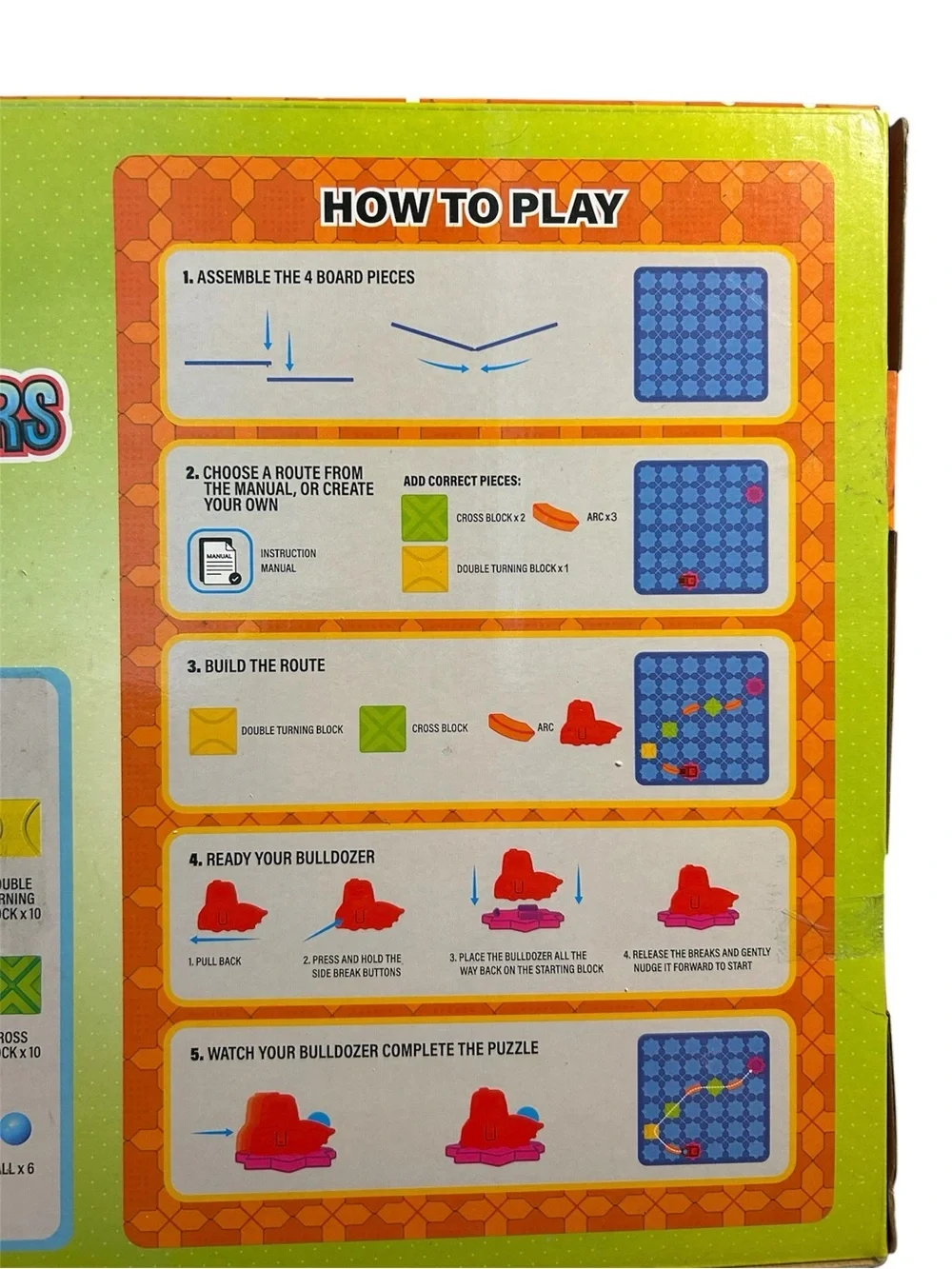 🧩 Power Your Fun Jumbo Maze Builders Track Set – STEM Toy for Kids 3+